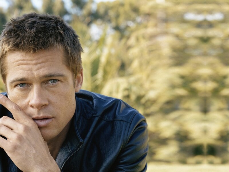 Man in Leather Jacket — Blue, Contemplative