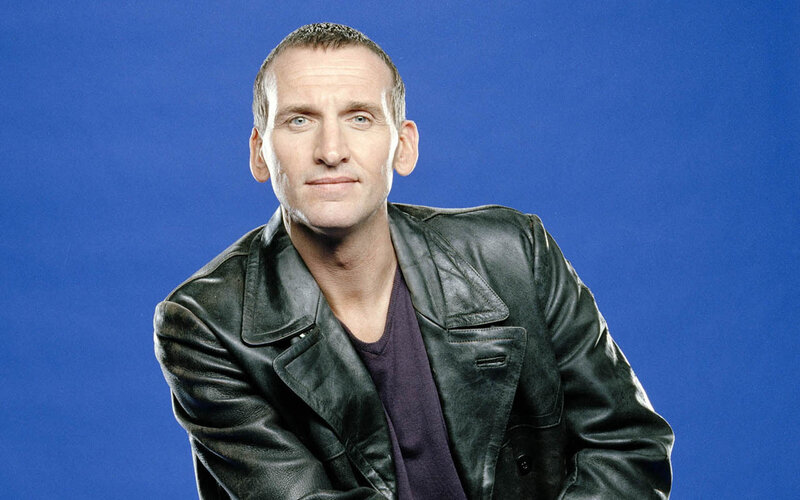 Man in Leather Jacket — Blue, Neutral, Photograph