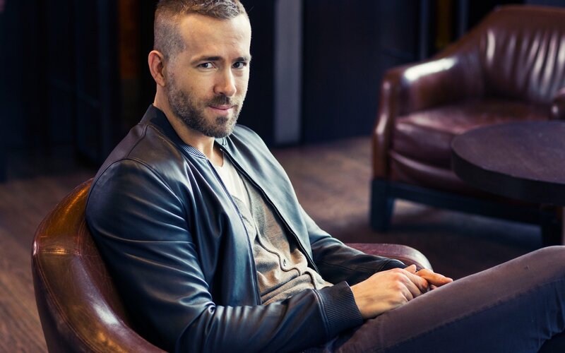 Man in Leather Jacket — Brown, Calm
