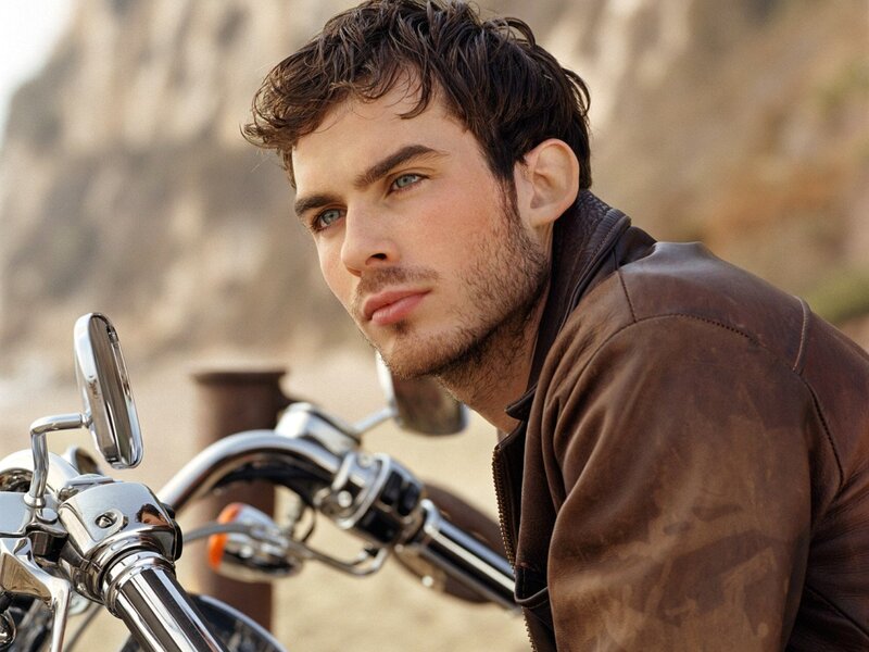 Man in Leather Jacket — Brown, Dramatic, Afternoon