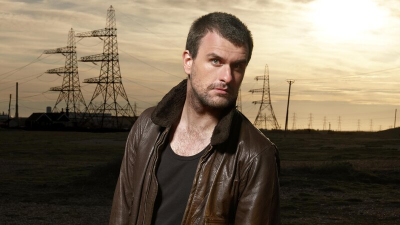 Man in Leather Jacket — Brown, Dramatic, Sunset, Photograph