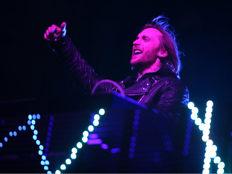 Man in Leather Jacket — Purple