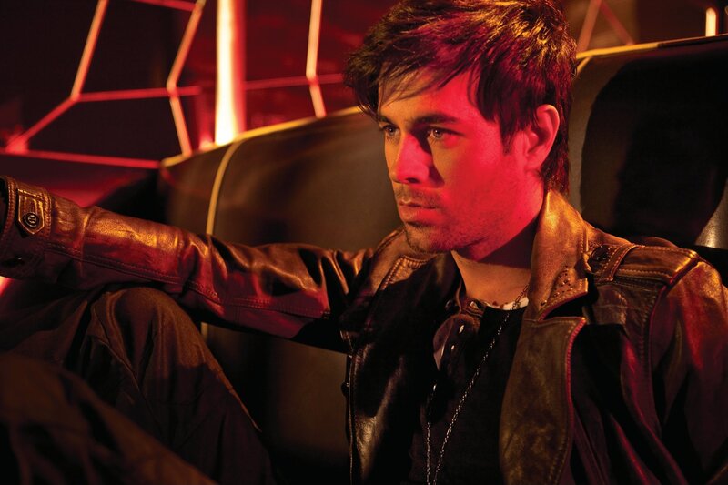 Man in Leather Jacket — Red, Dramatic, Night