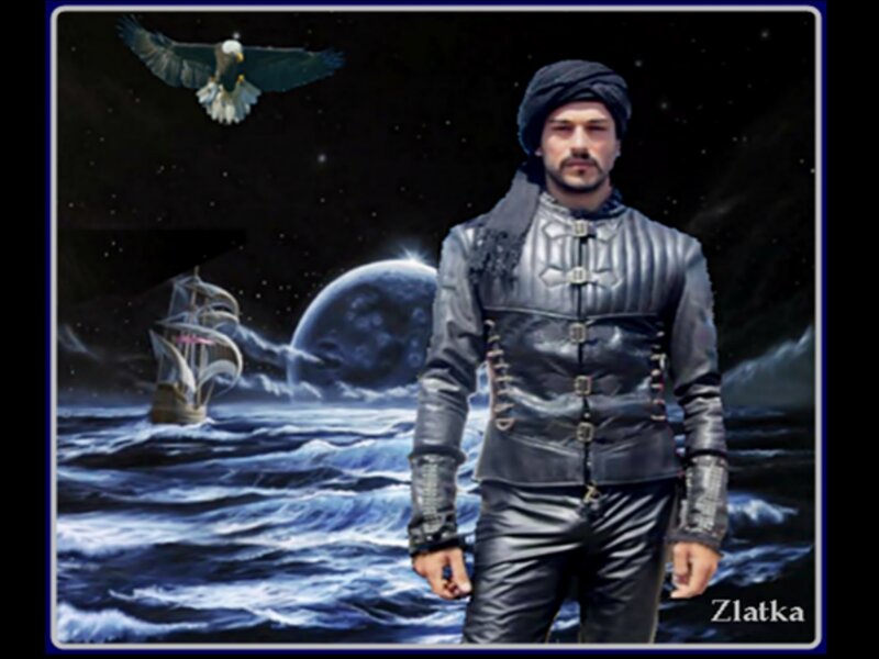 Man in Leather Outfit