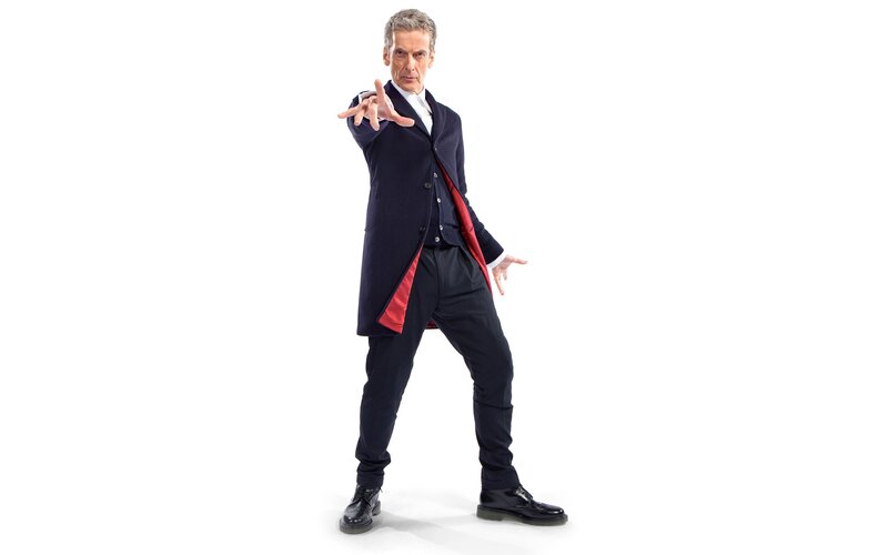 Man in Long Coat — Black