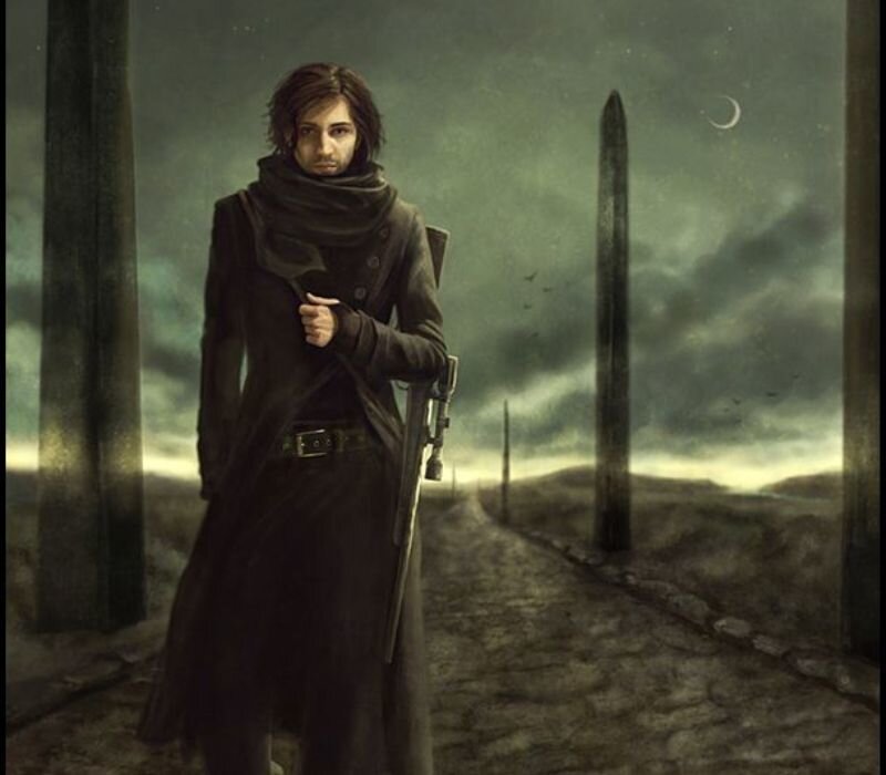 Man in Long Coat — Gray
