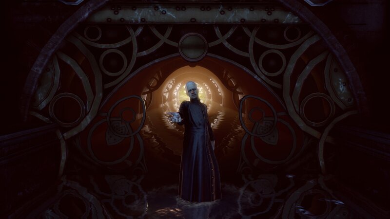 Man in Long Robe — Black