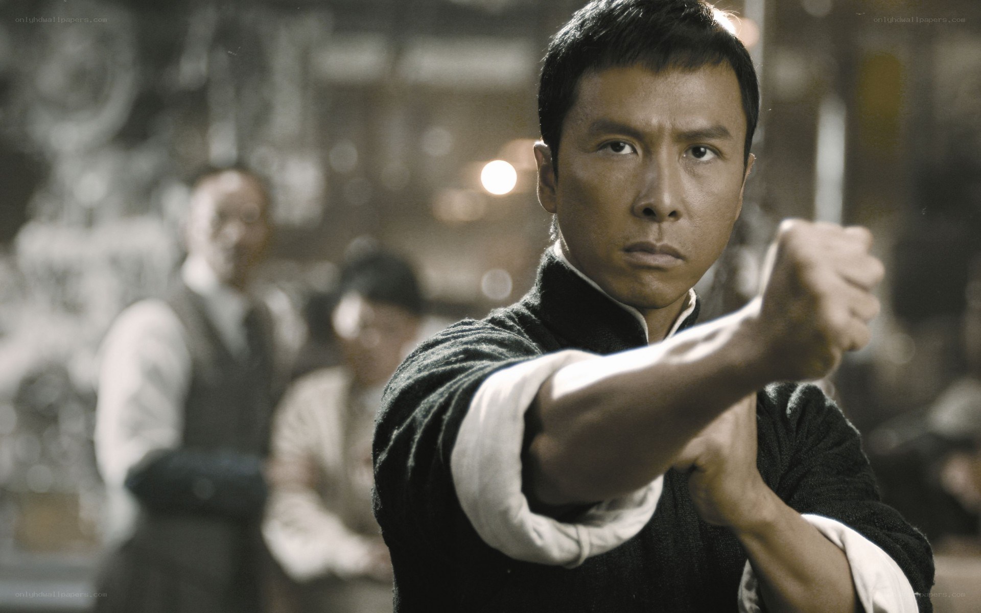 man in martial arts pose