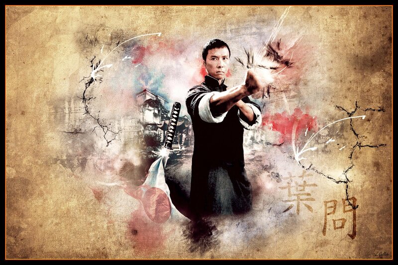 Man in Martial Arts Pose — Brown