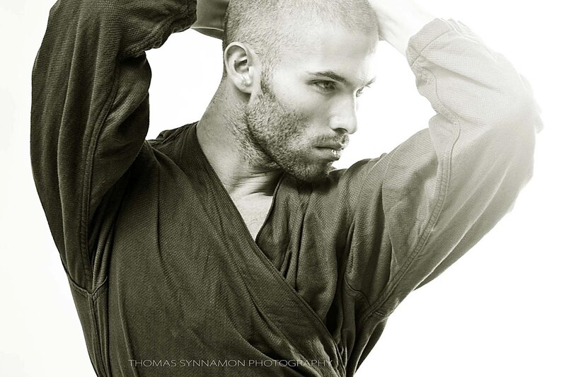 man in martial arts uniform