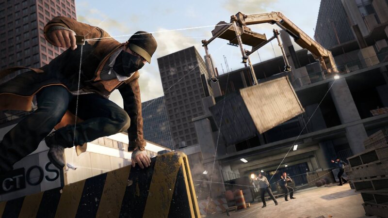 Man in Mask Swinging