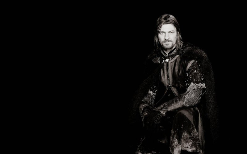 Man in Medieval Armor — Black, Dramatic