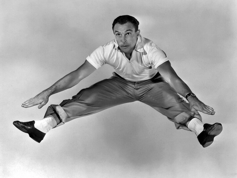 Man in Mid-air Jump