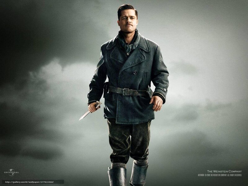 Man in military coat holding knife