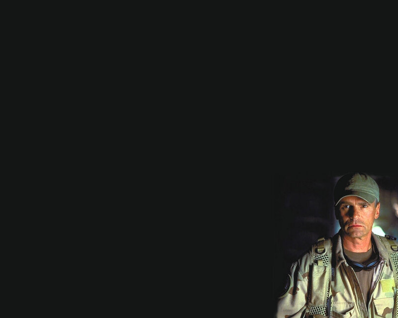 man in military gear