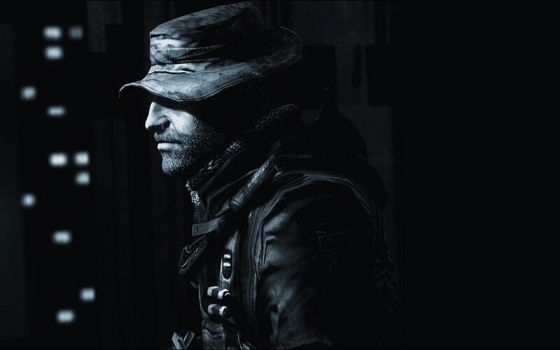 Man in Military Gear — Black
