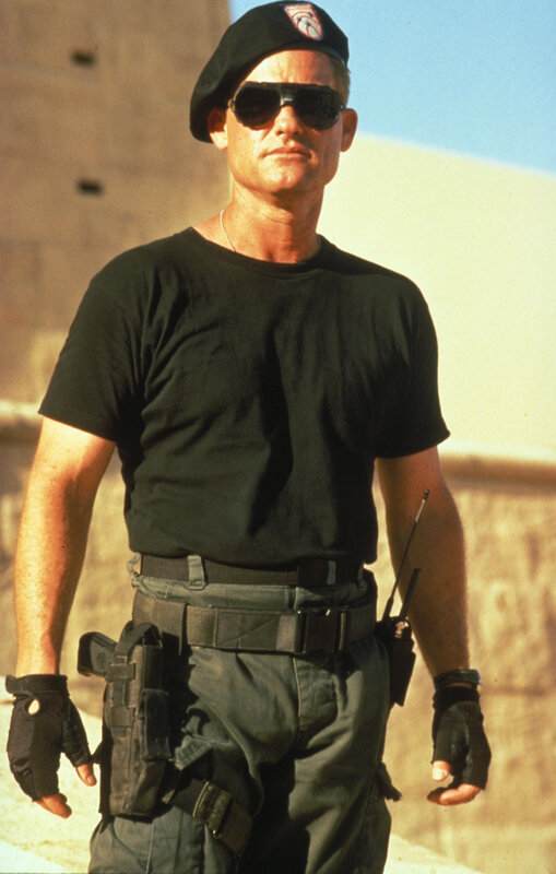 man in military gear