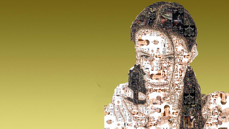 Man in Military Gear — Yellow