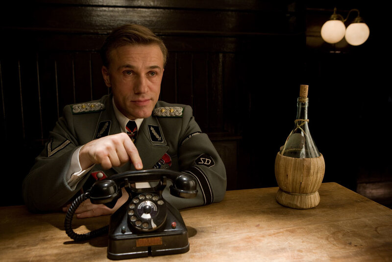 Man in military uniform at desk
