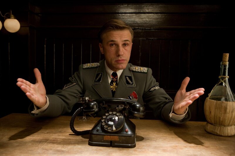 Man in military uniform at desk