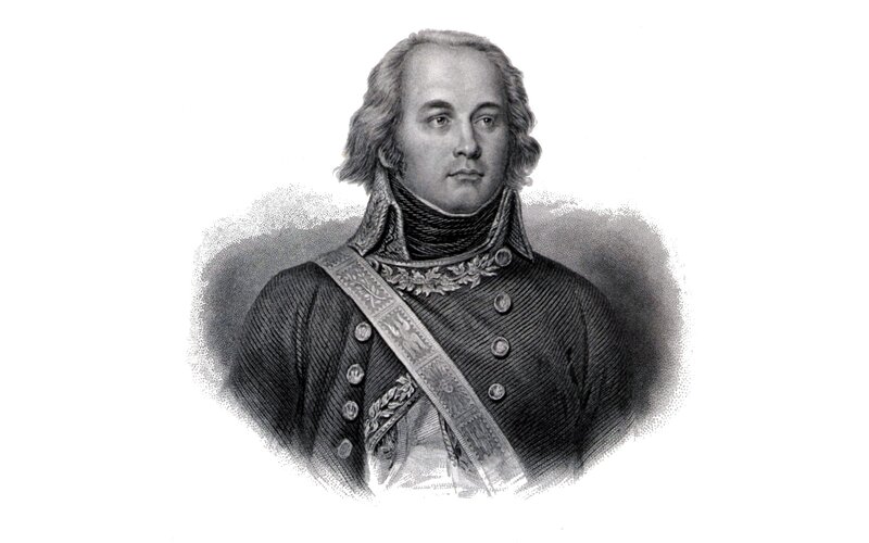 Man in Military Uniform — Black, Formal, Illustration, Sash, Portrait