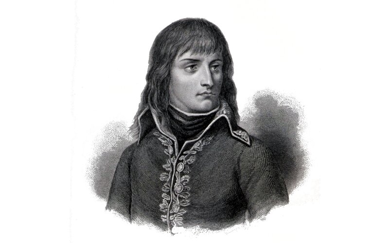 Man in Military Uniform — Black, Serious, Illustration, Hair