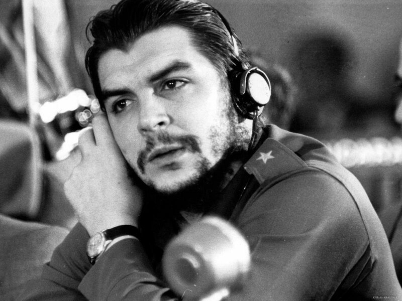 Man in military uniform with headphones