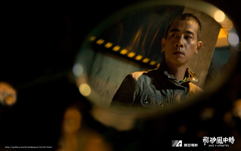 man in mirror reflection
