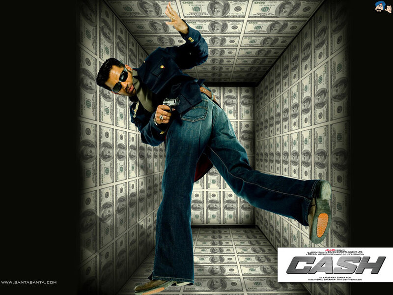 Man in Money Room