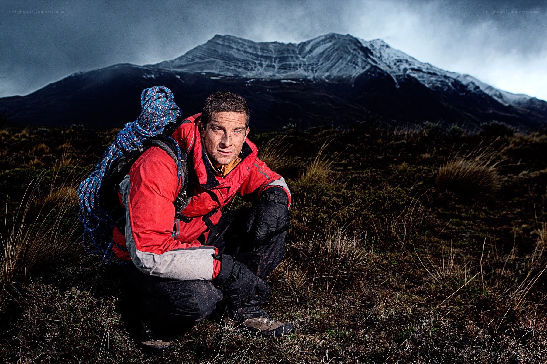 Man in mountain gear