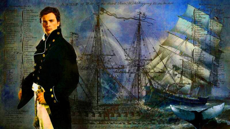 Man in Naval Uniform — Blue, Dramatic