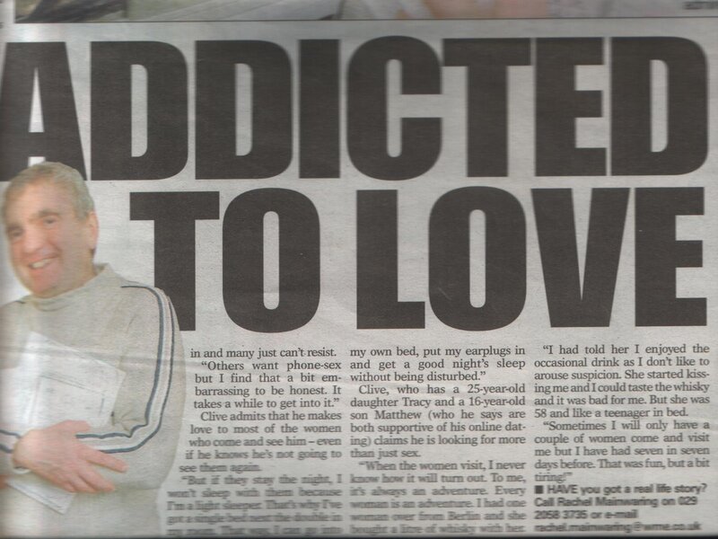 Man in Newspaper Article