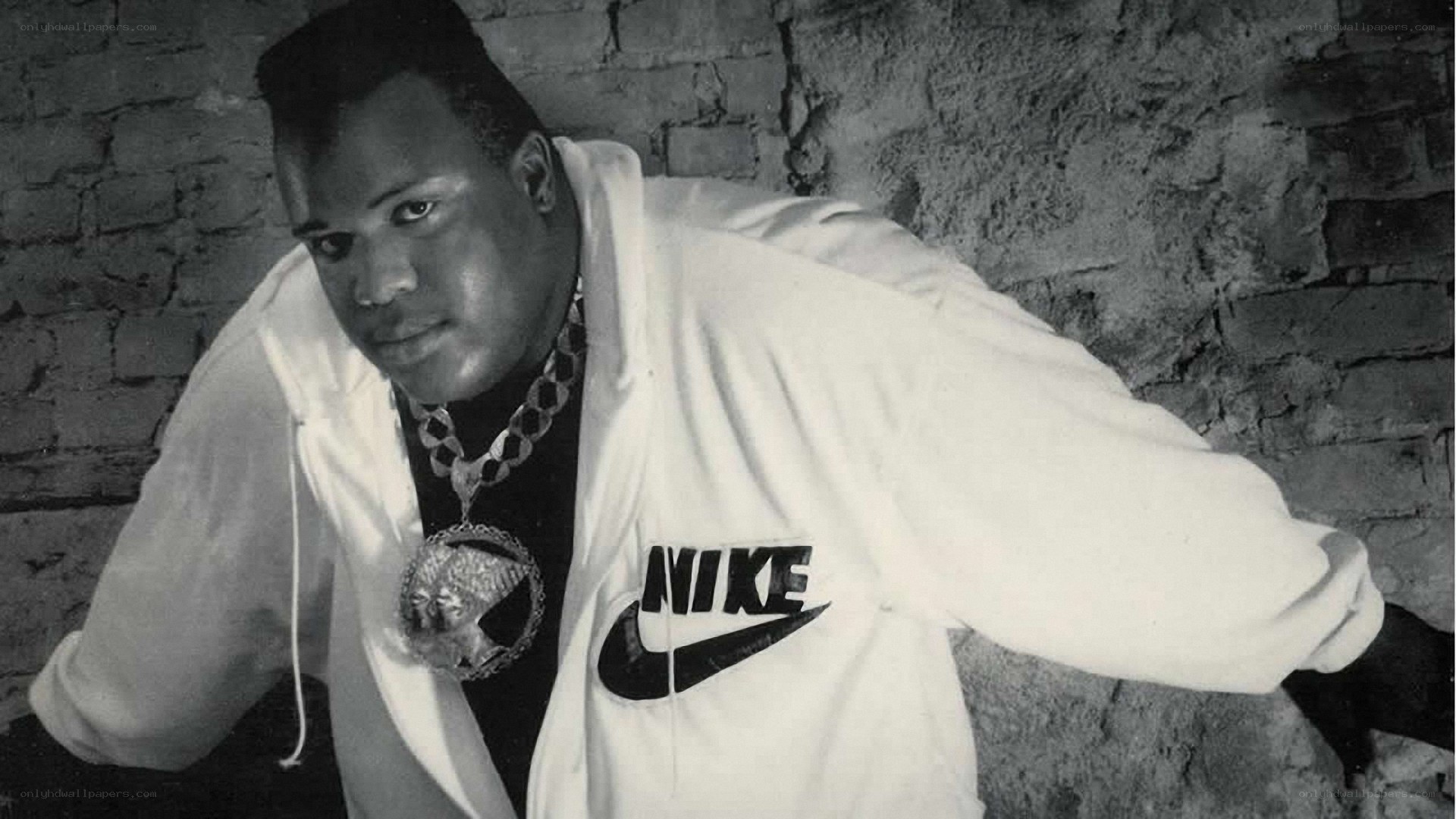 Man in Nike hoodie