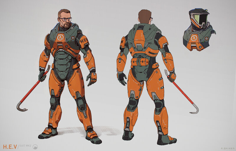 Man in Orange Armor