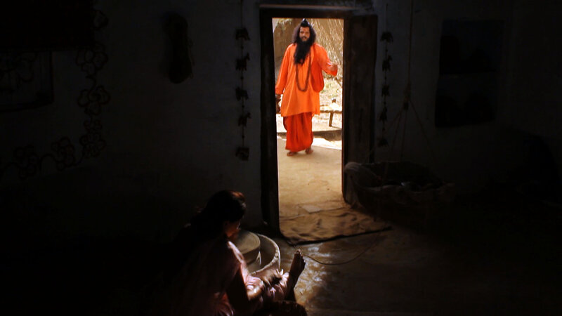 Man in Orange Robes — Dramatic