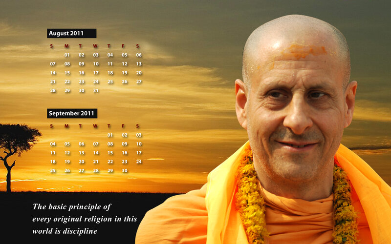 Man in Orange Robes