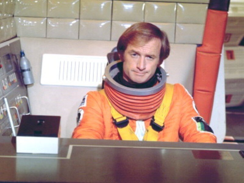 Man in Orange Spacesuit