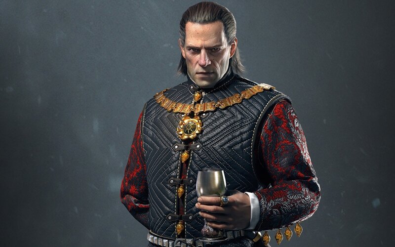 Man in Ornate Clothing