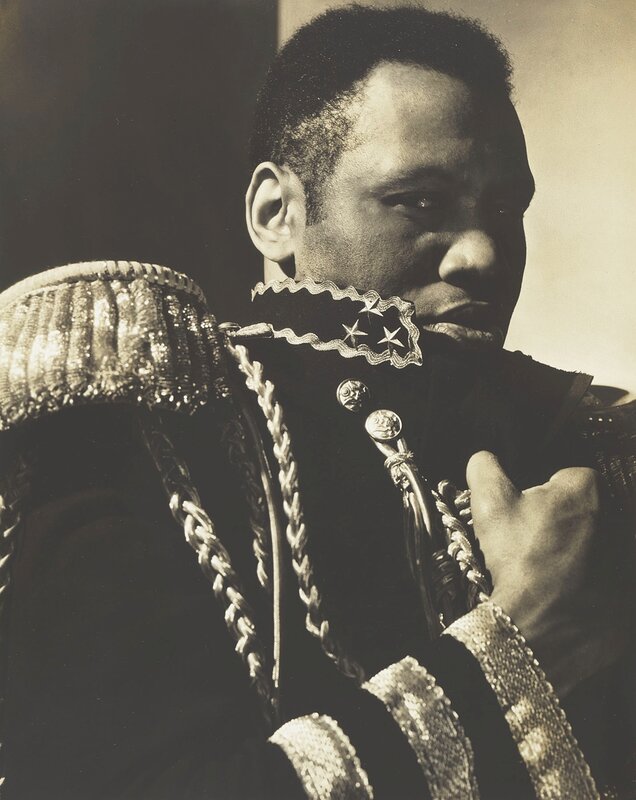 Man in ornate military uniform