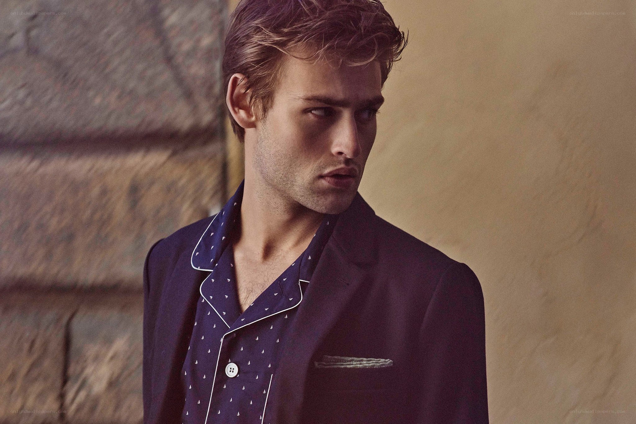 Man in pajamas and blazer