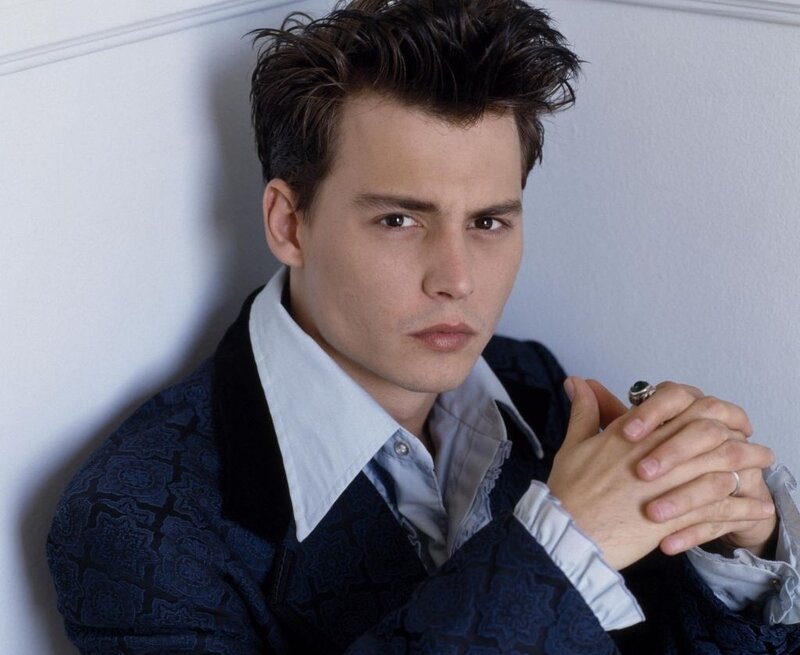 Man in Patterned Jacket — Blue