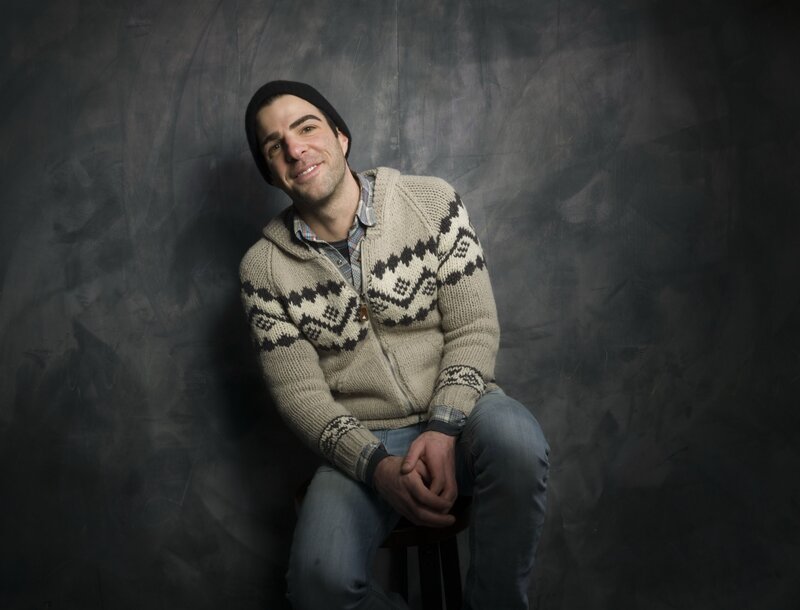 Man in Patterned Sweater — Gray, Neutral