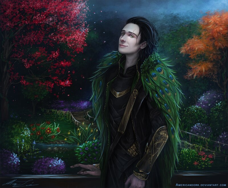 Man in Peacock-feather Cloak