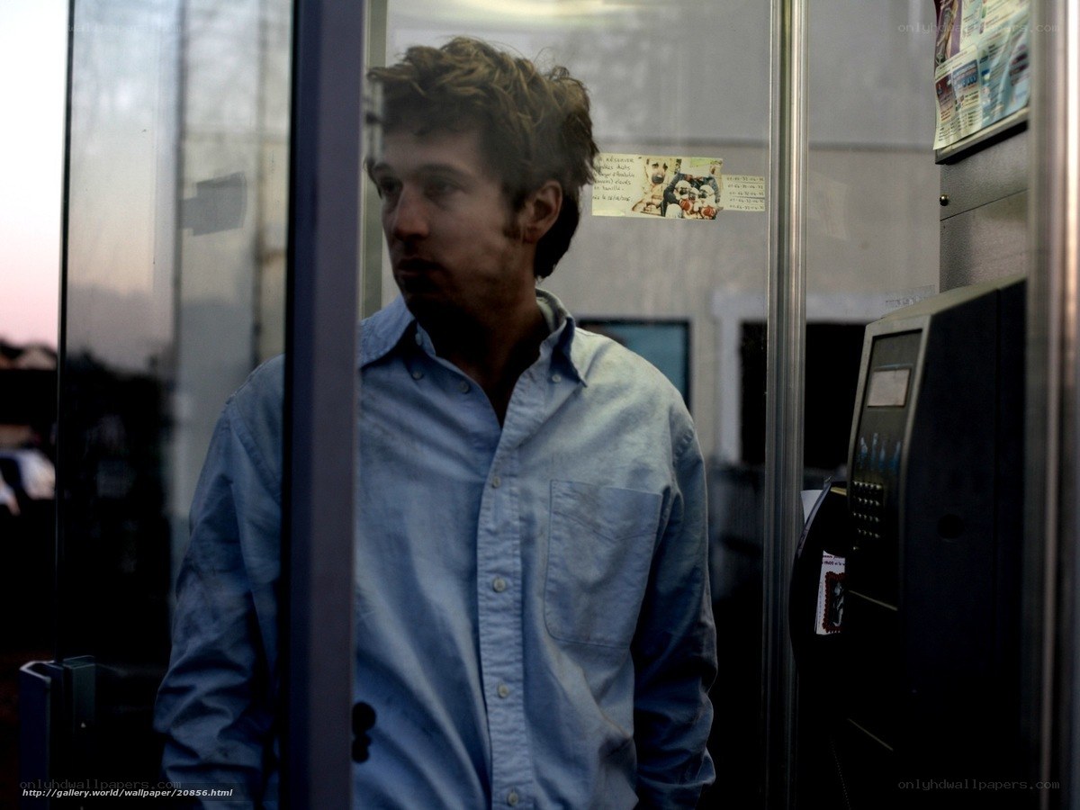 man in phone booth