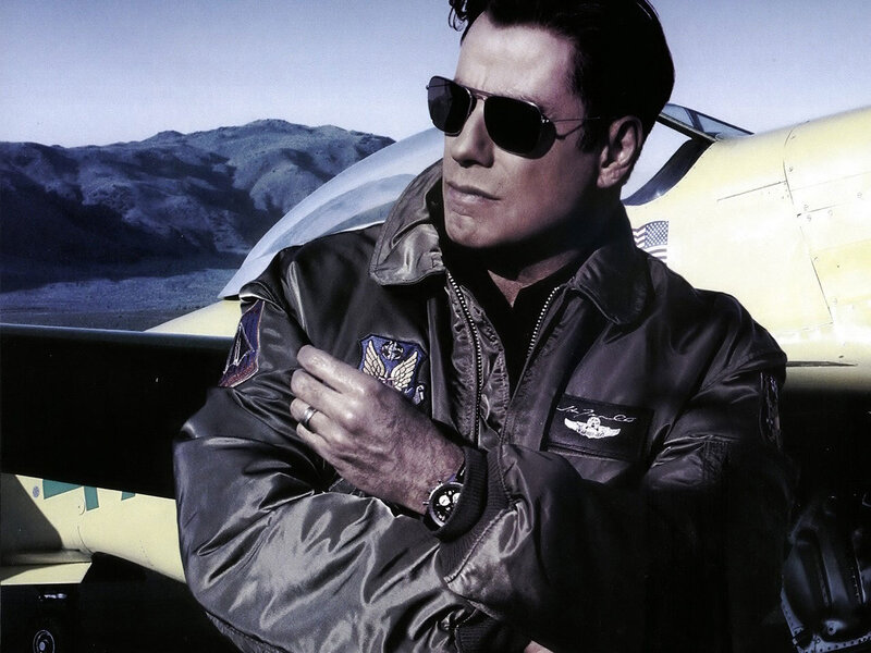 Man in Pilot Jacket