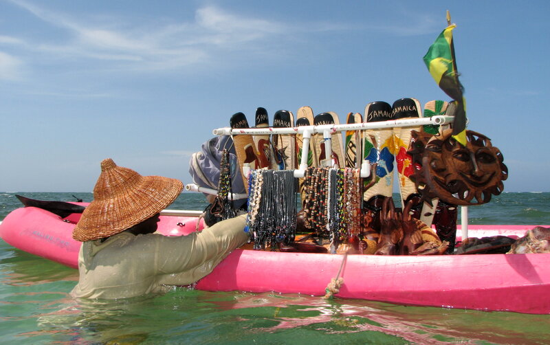 Man in Pink Kayak