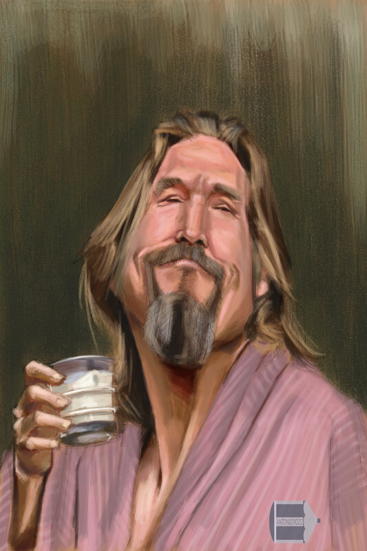Man in Pink Robe — Relaxed