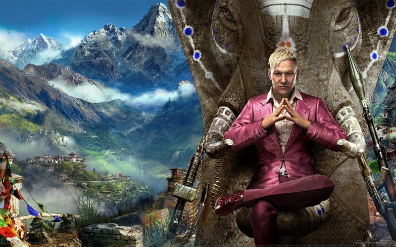 Man in Pink Suit — Dramatic, Afternoon