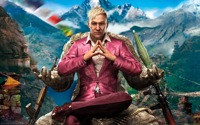 Man in Pink Suit — Dramatic, Digital Art