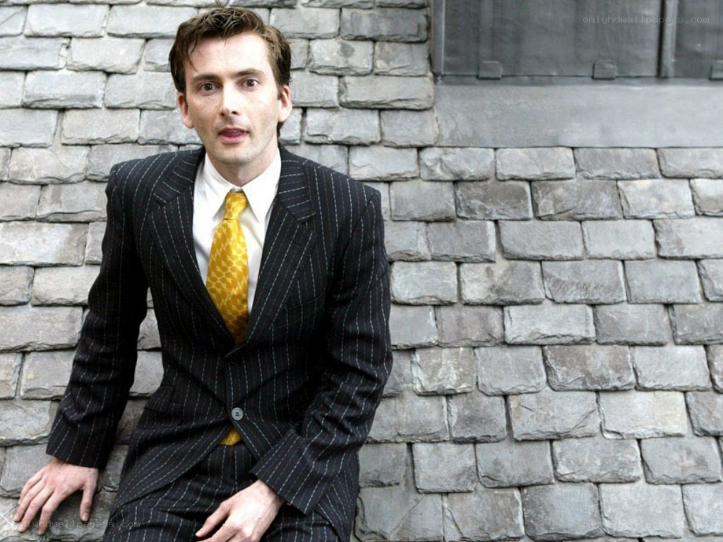 man in pinstripe suit